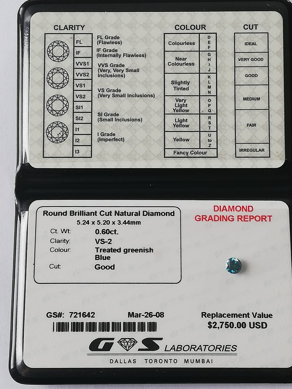 Přírodní diamant o váze 0,60ct thumbnail 4