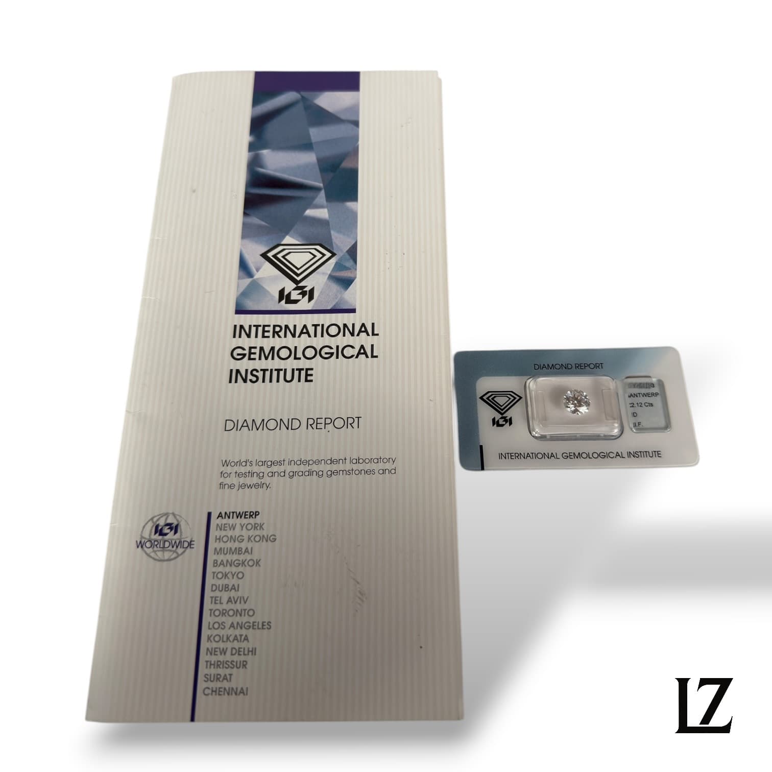 Přírodní diamant o váze 2,12ct thumbnail 2