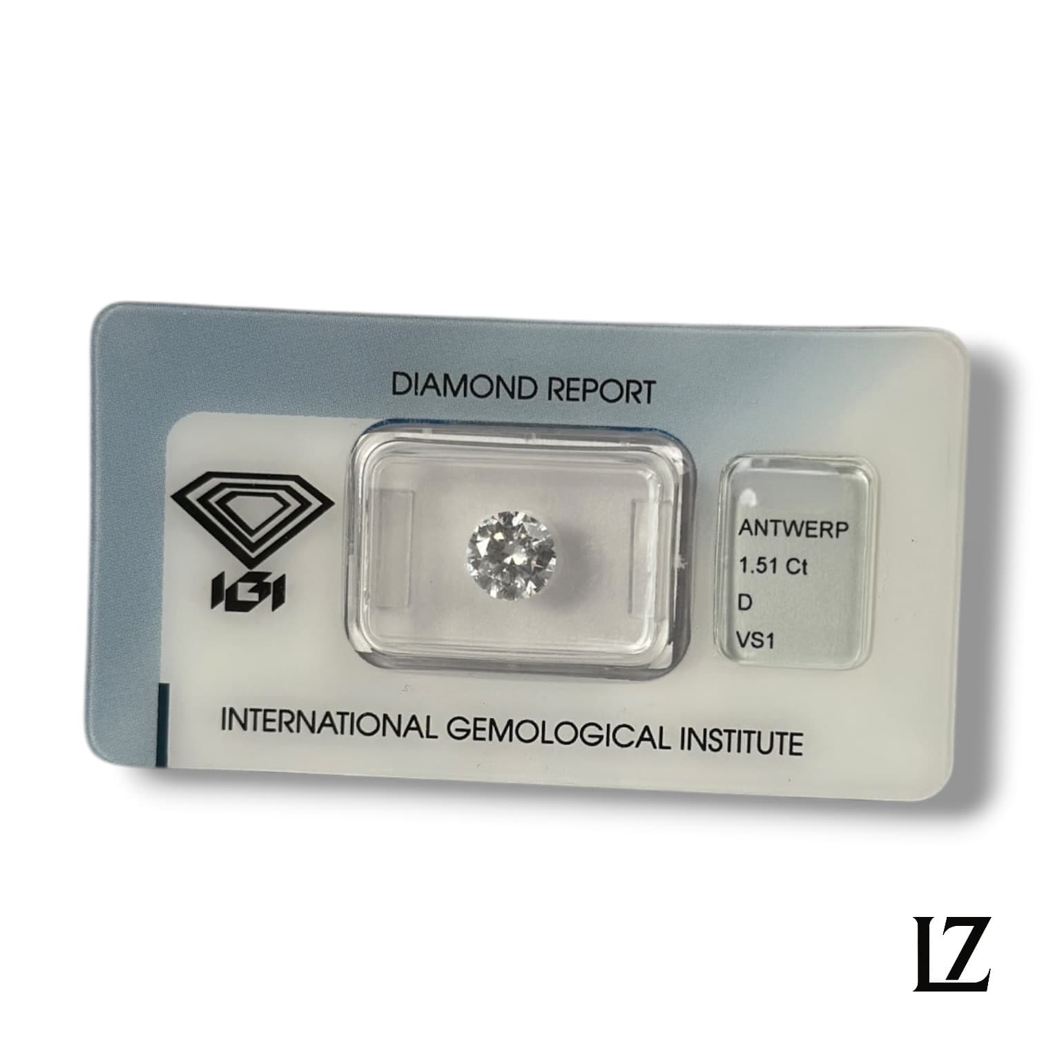 Přírodní diamant o váze 1,51ct - view 1