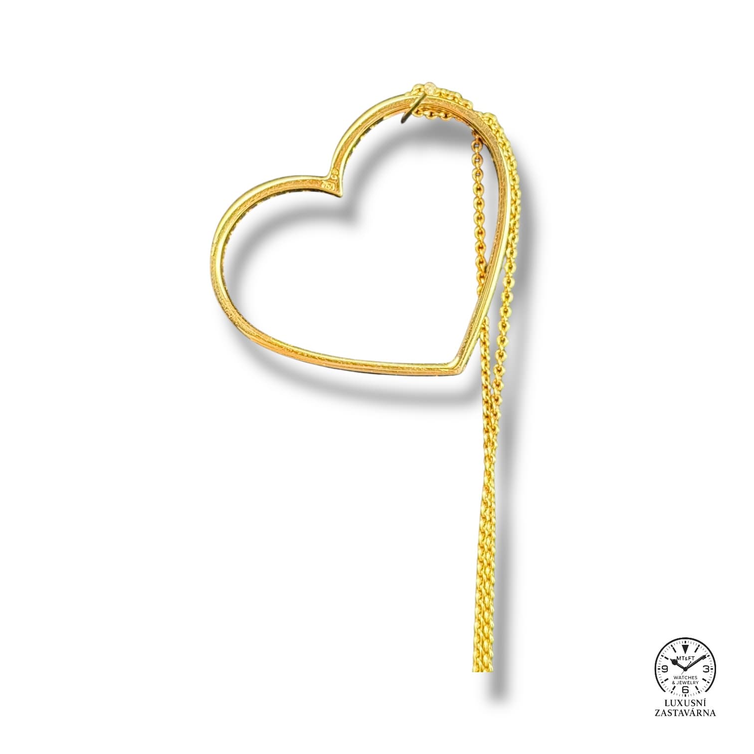 Náhrdelník Srdce s Brilianty thumbnail 3