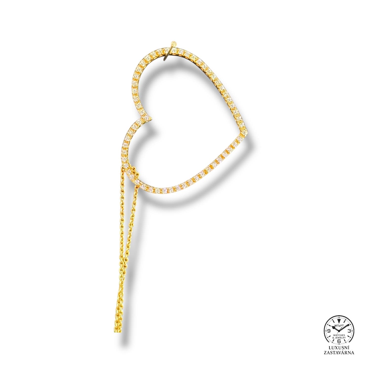 Náhrdelník Srdce s Brilianty thumbnail 2