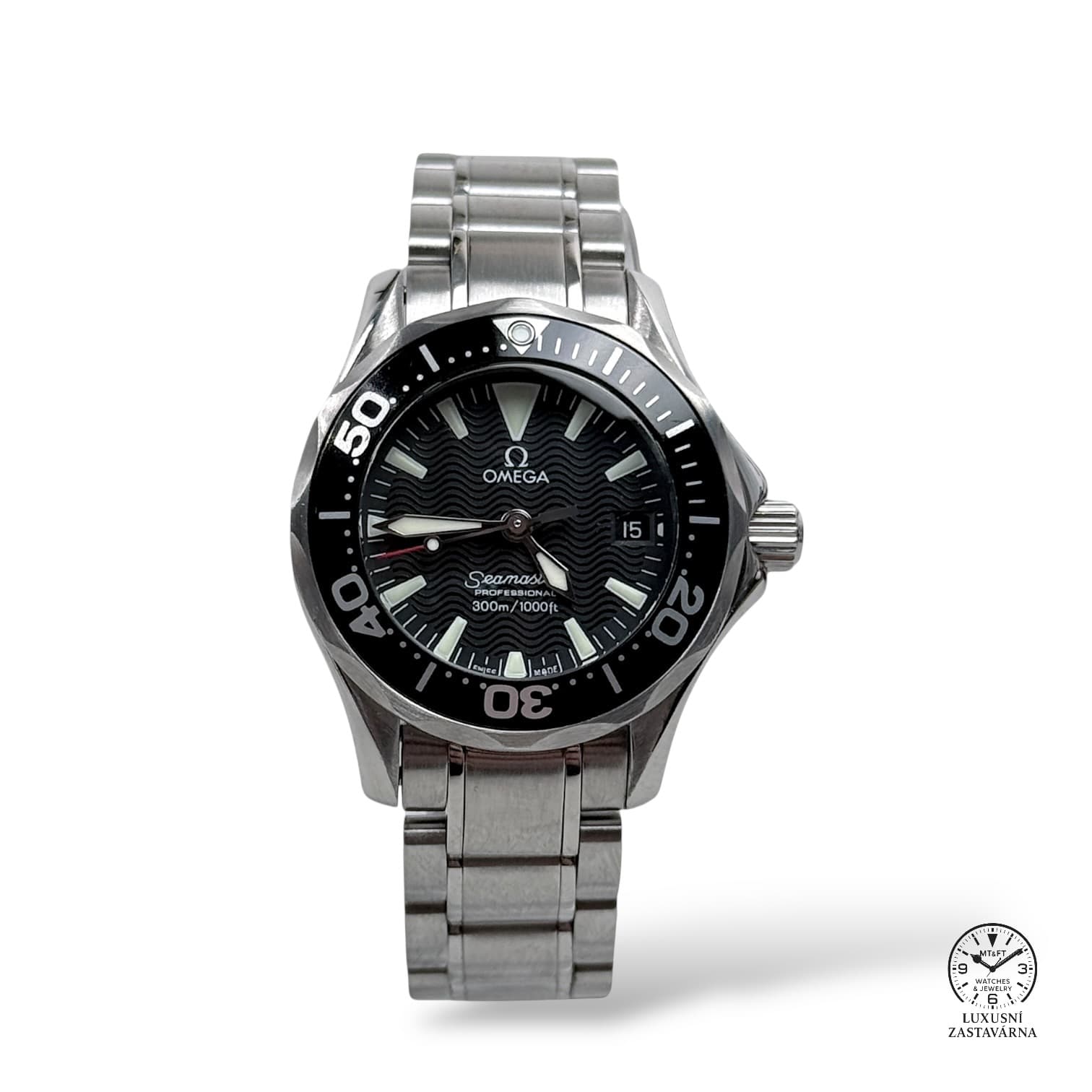 Omega Seamaster Diver 300M Black Dial 28mm Steel - view 1