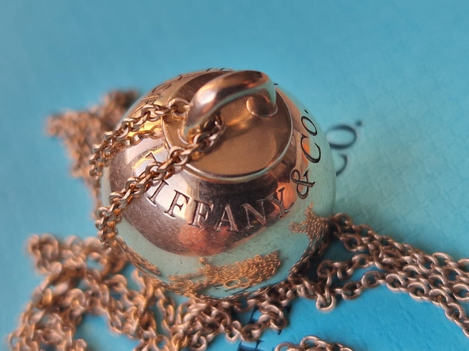 Tiffany set řetízek s přívěskem ze žlutého zlata 750/1000 - view 1